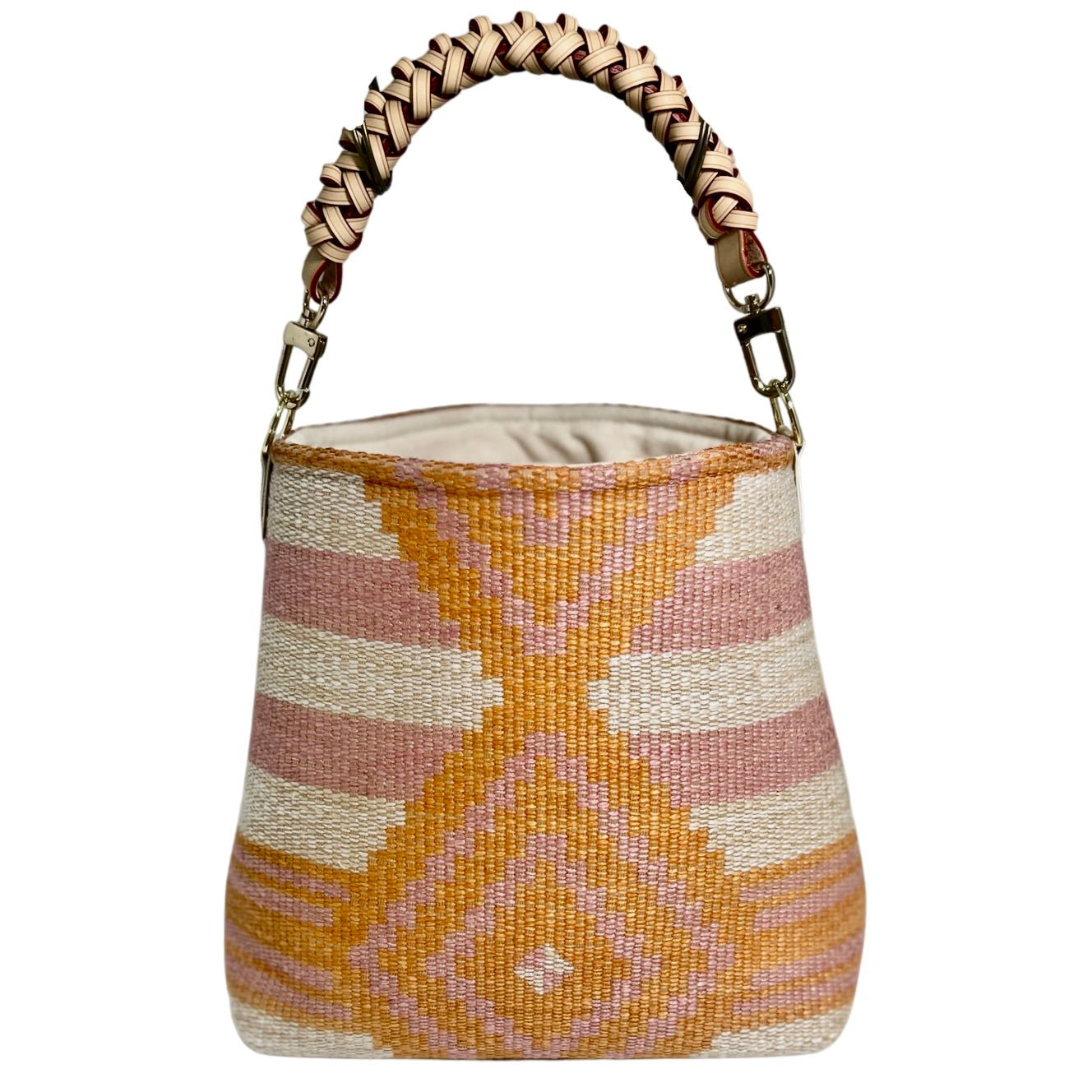 Orange and Pink Manta Bucket Bag