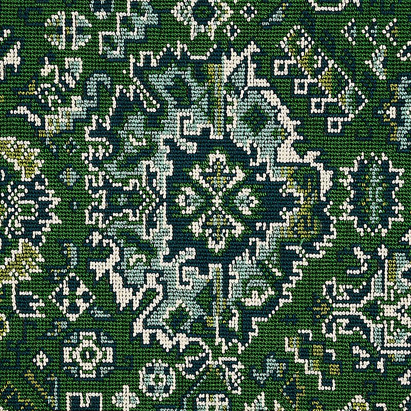 Green Porcelain Needlepoint Purse