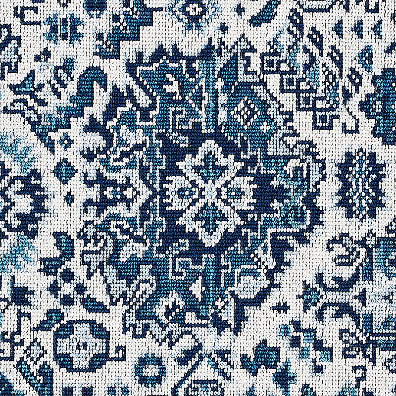 Blue Porcelain Needlepoint Purse