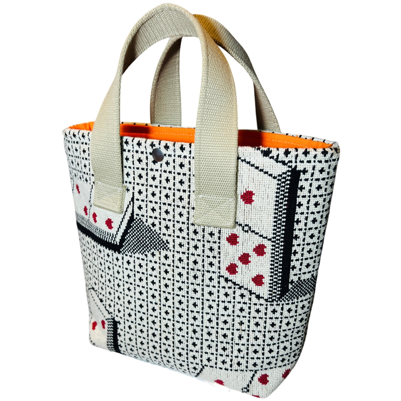 Domino Needlepoint Wine Tote (Double Bottle)