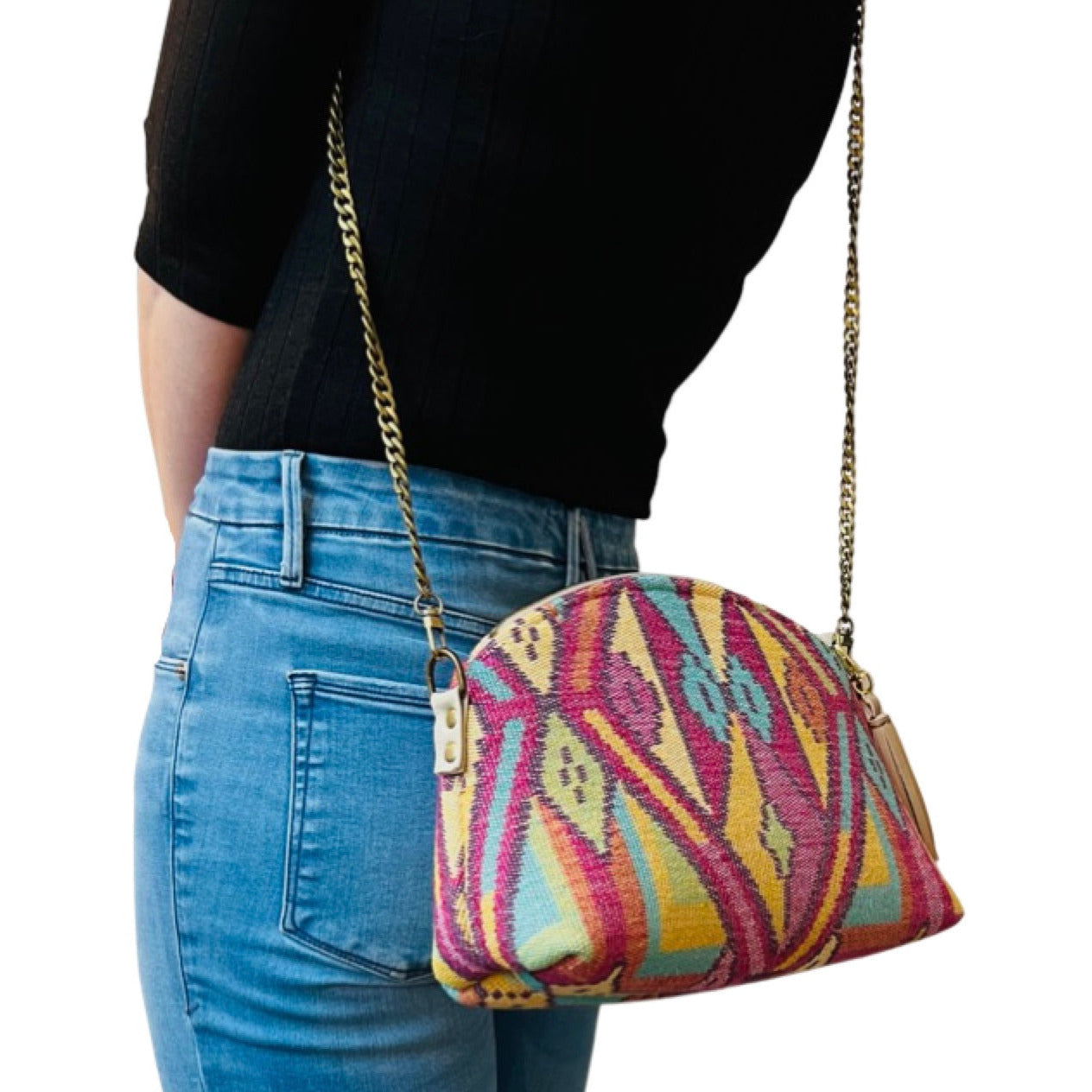 Magenta Aztec Purse