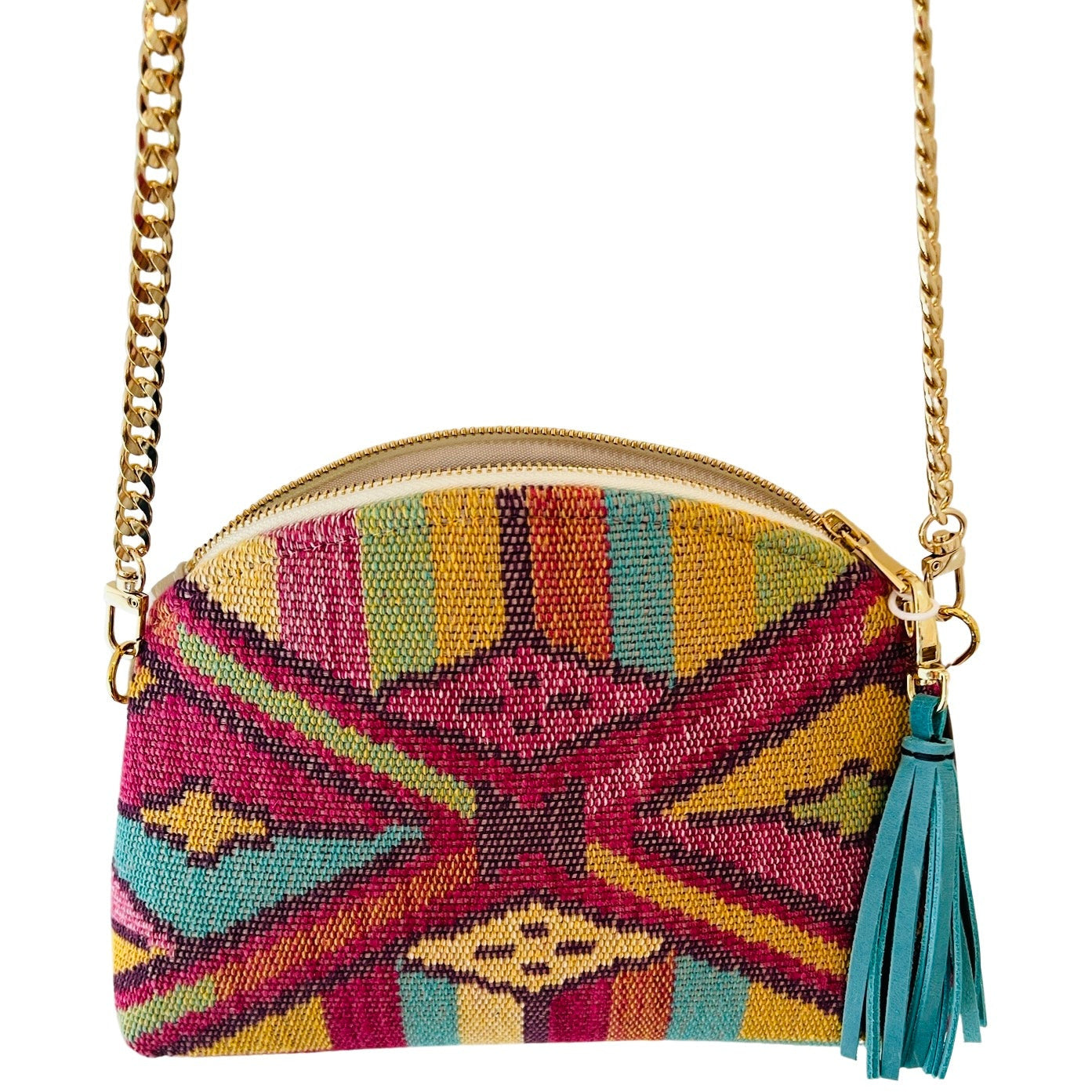Magenta Aztec Purse