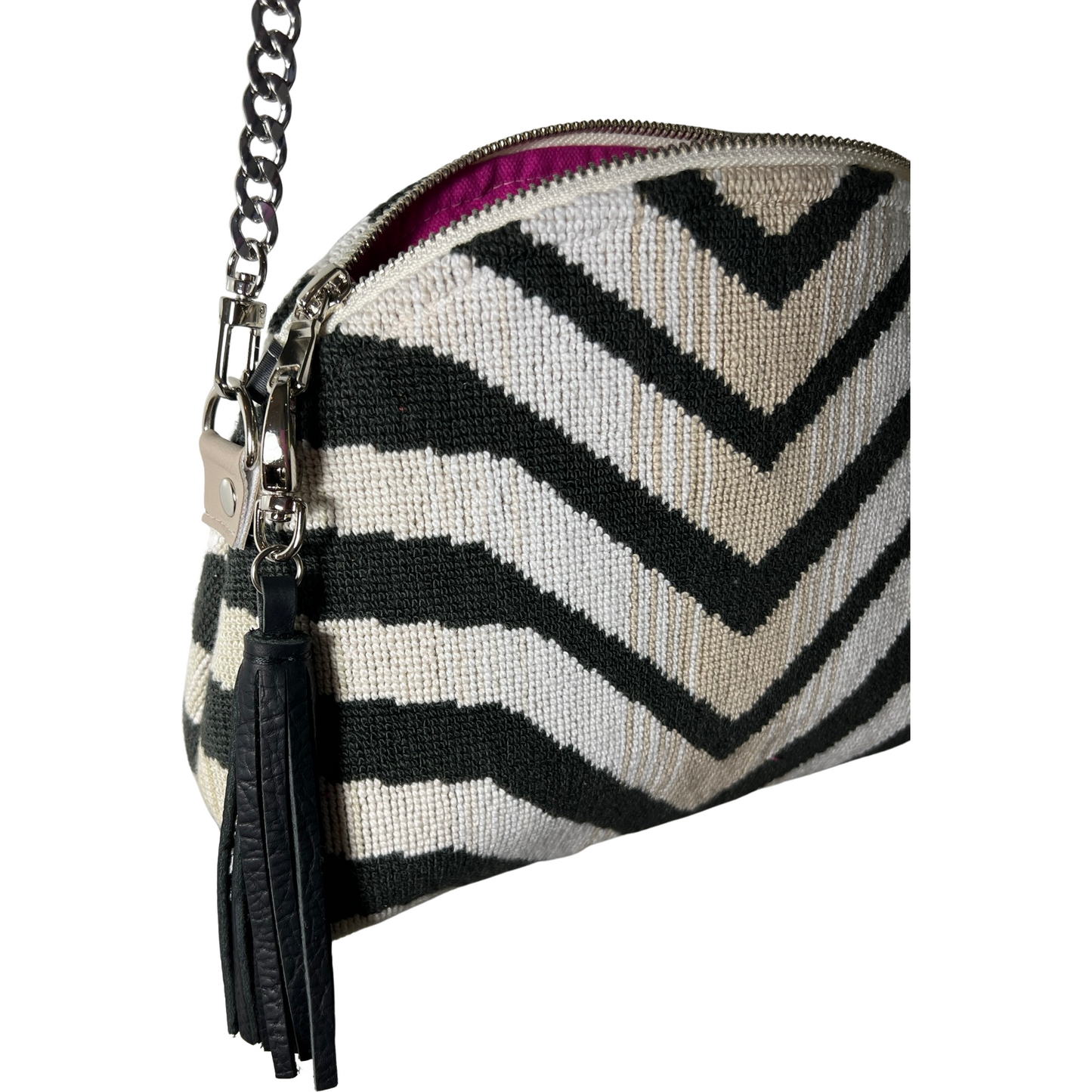 Zebra Needlepoint Purse