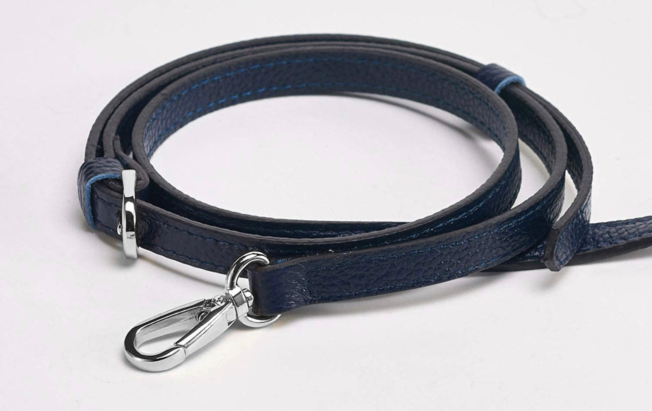 Navy Leather Strap (Adjustable)