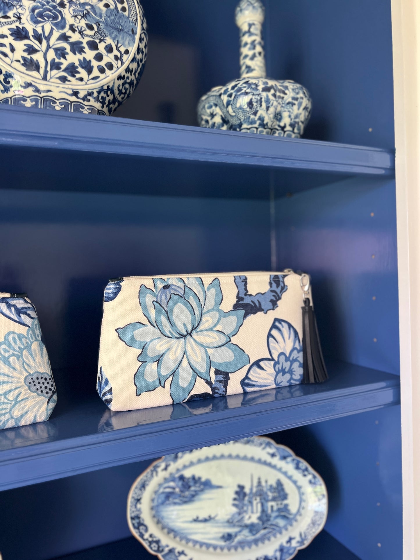 Blue Blossom Clutch