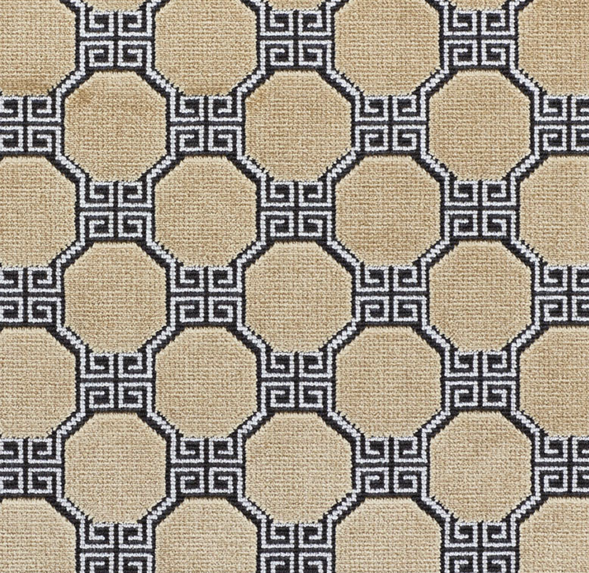 Taupe Velvet Geometric Purse