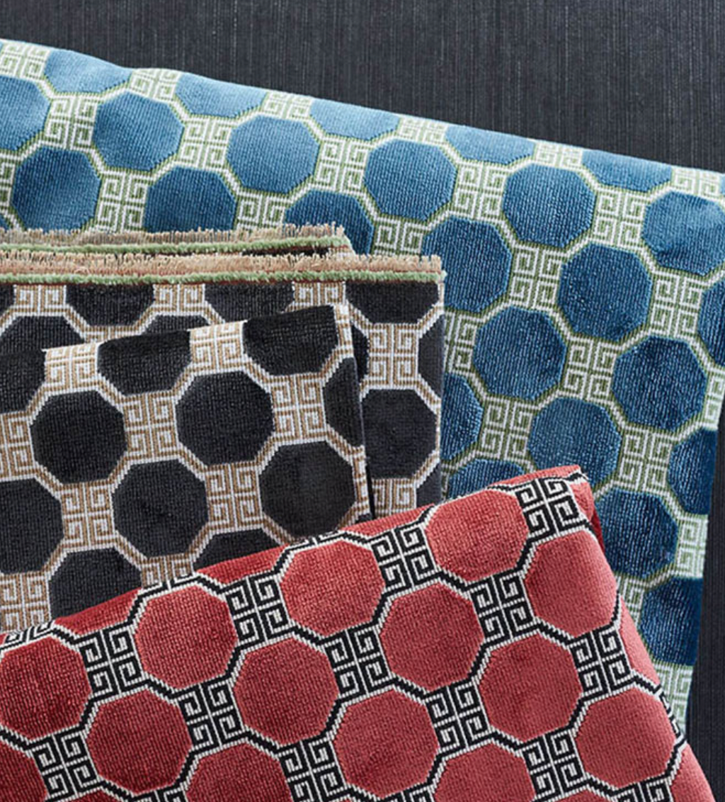 Onyx Velvet Geometric Purse