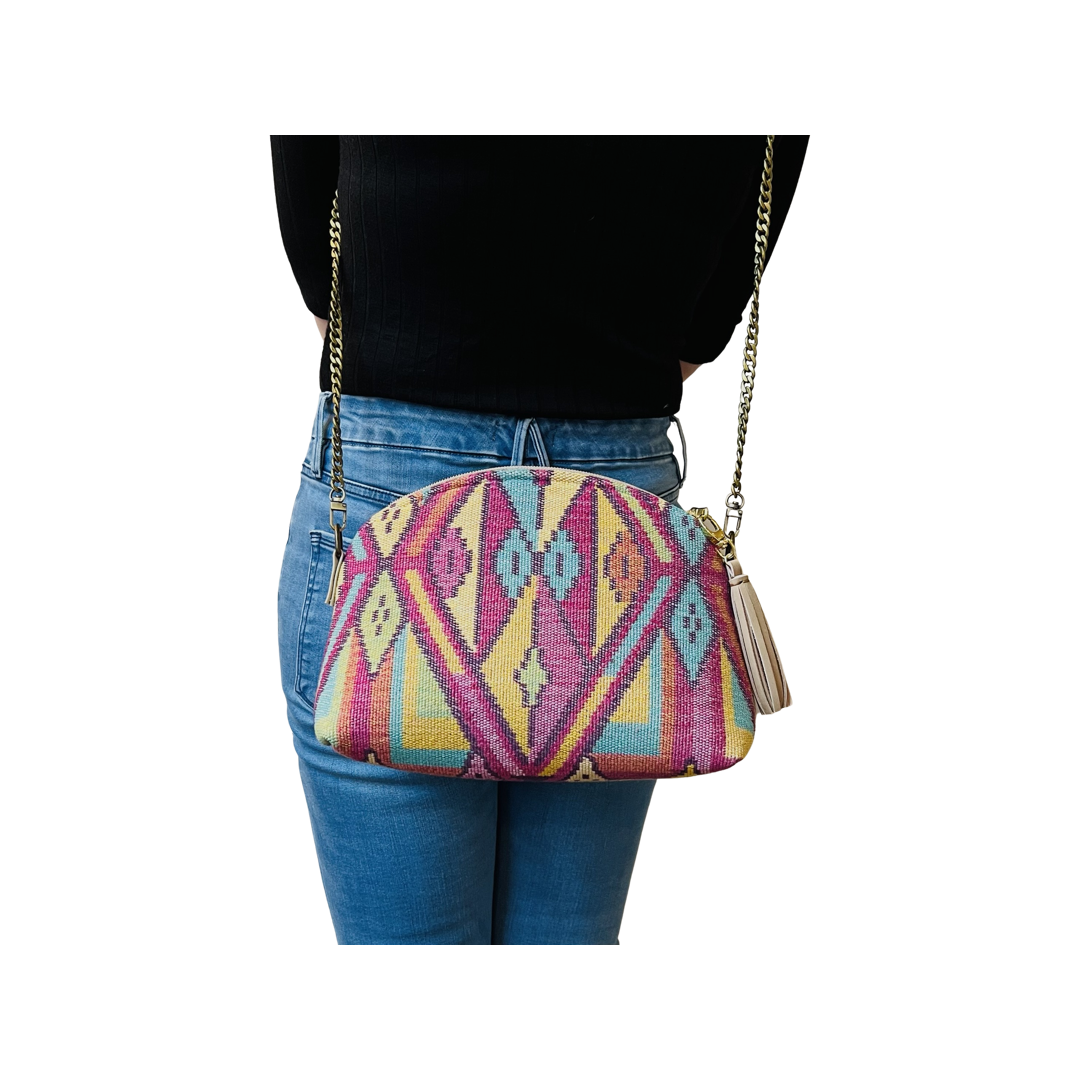 Magenta Aztec Purse