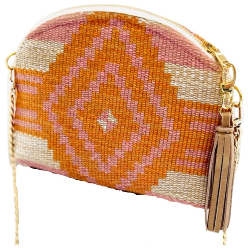 Orange and Pink Manta Purse