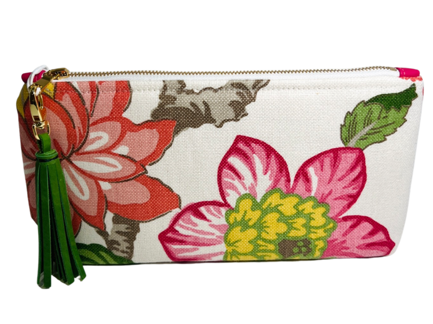 Pink Floral Clutch