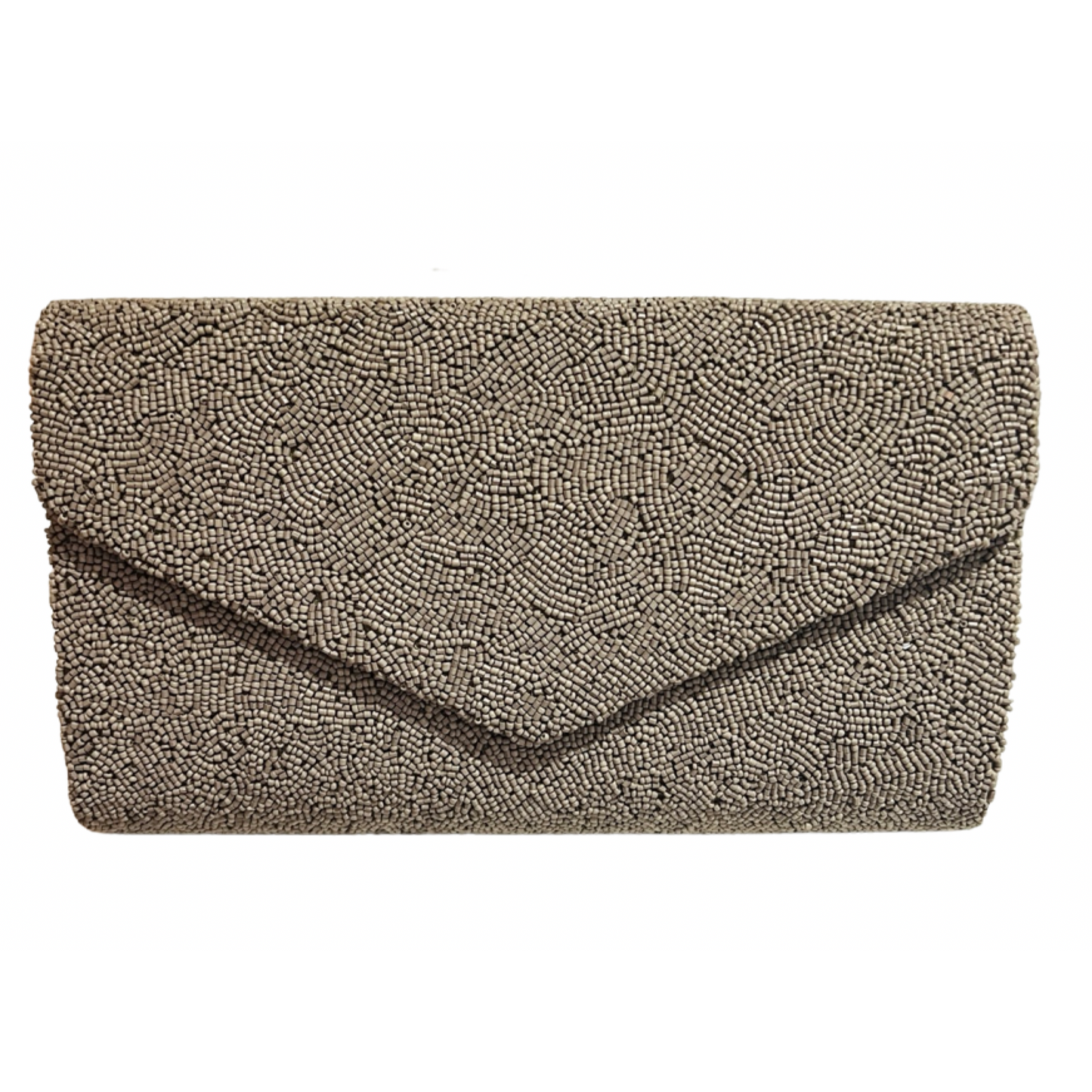 Clay Beaded Envelope Clutch