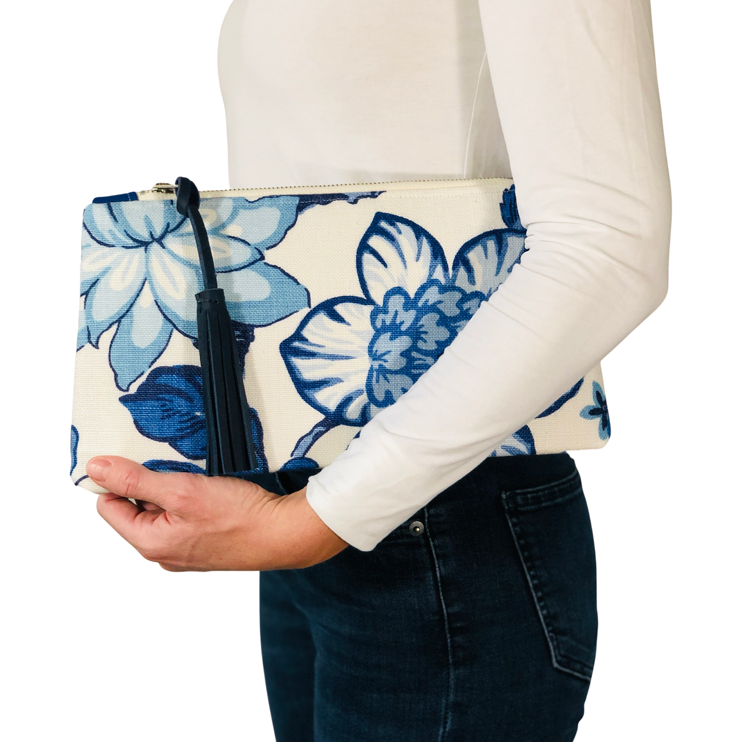 Blue Blossom Clutch