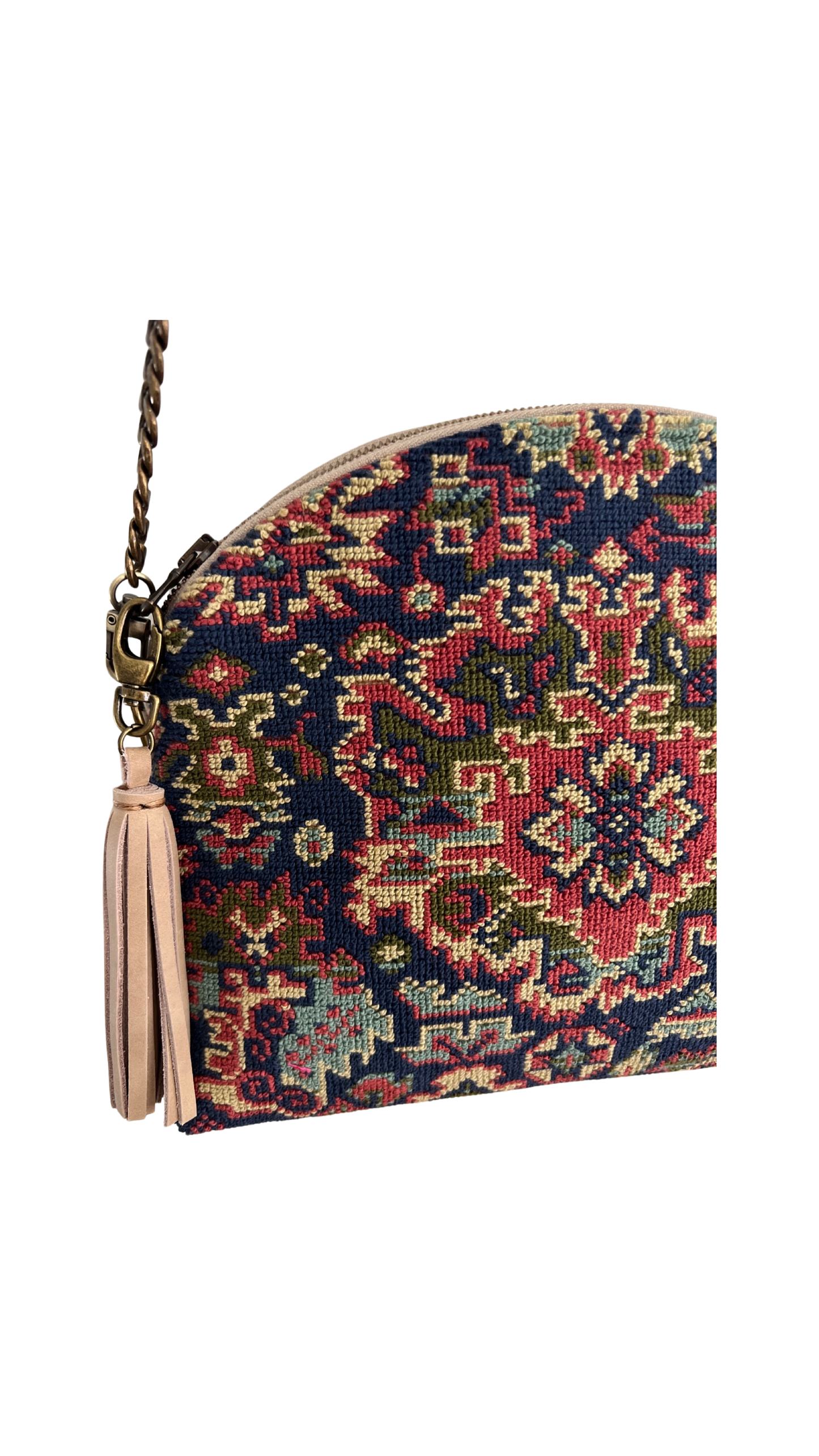 Antique Needlepoint Purse