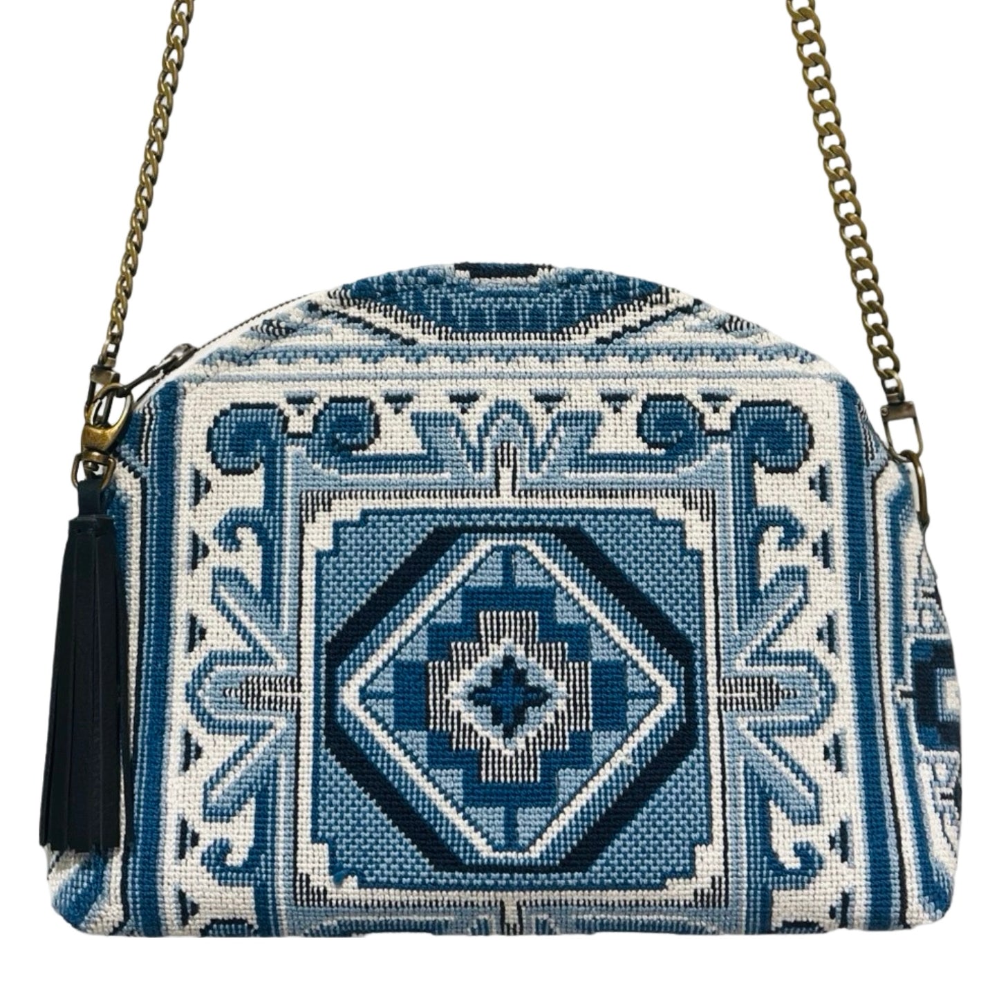 Blue Porcelain Crowley Purse