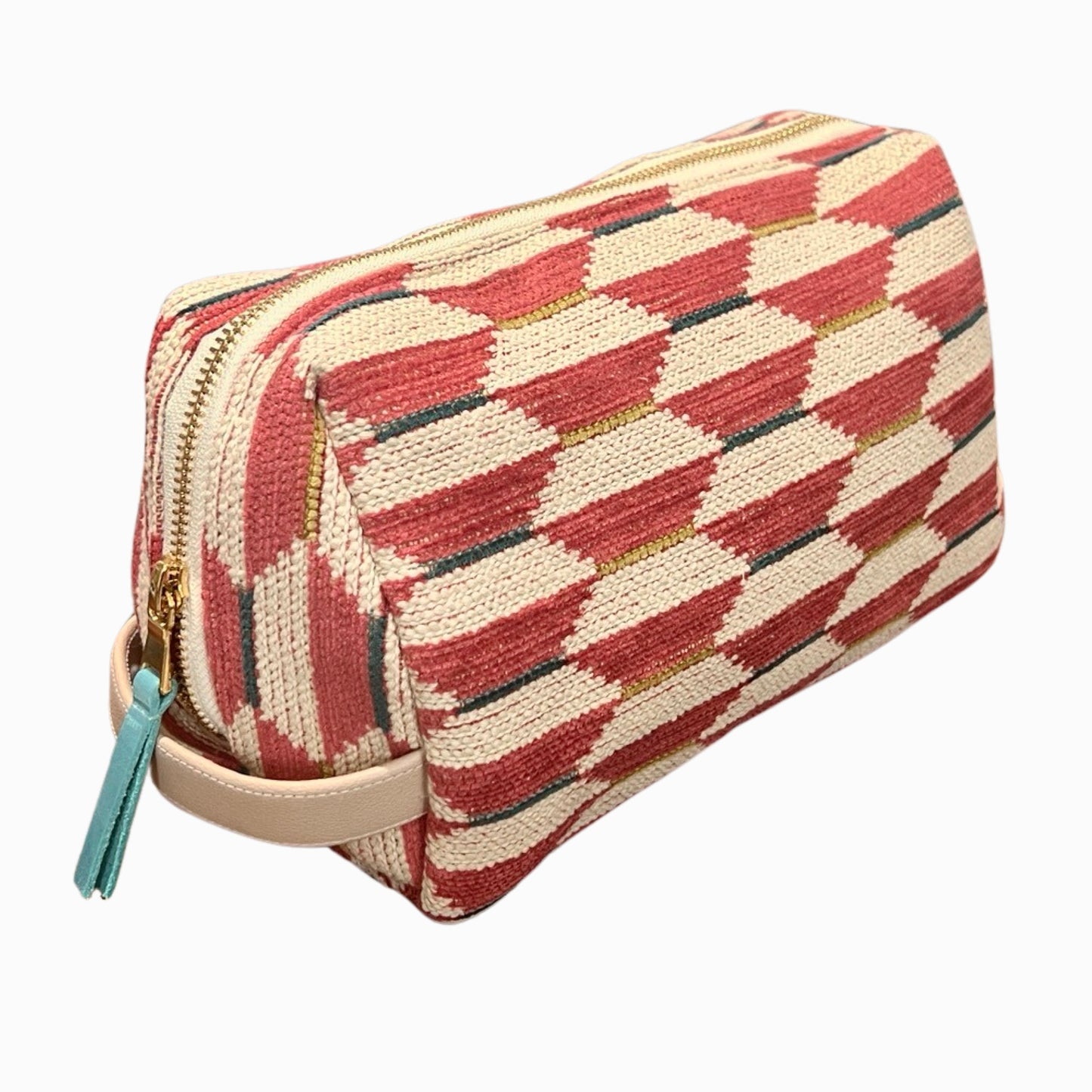 Optica Toiletry Bag in Brick Red