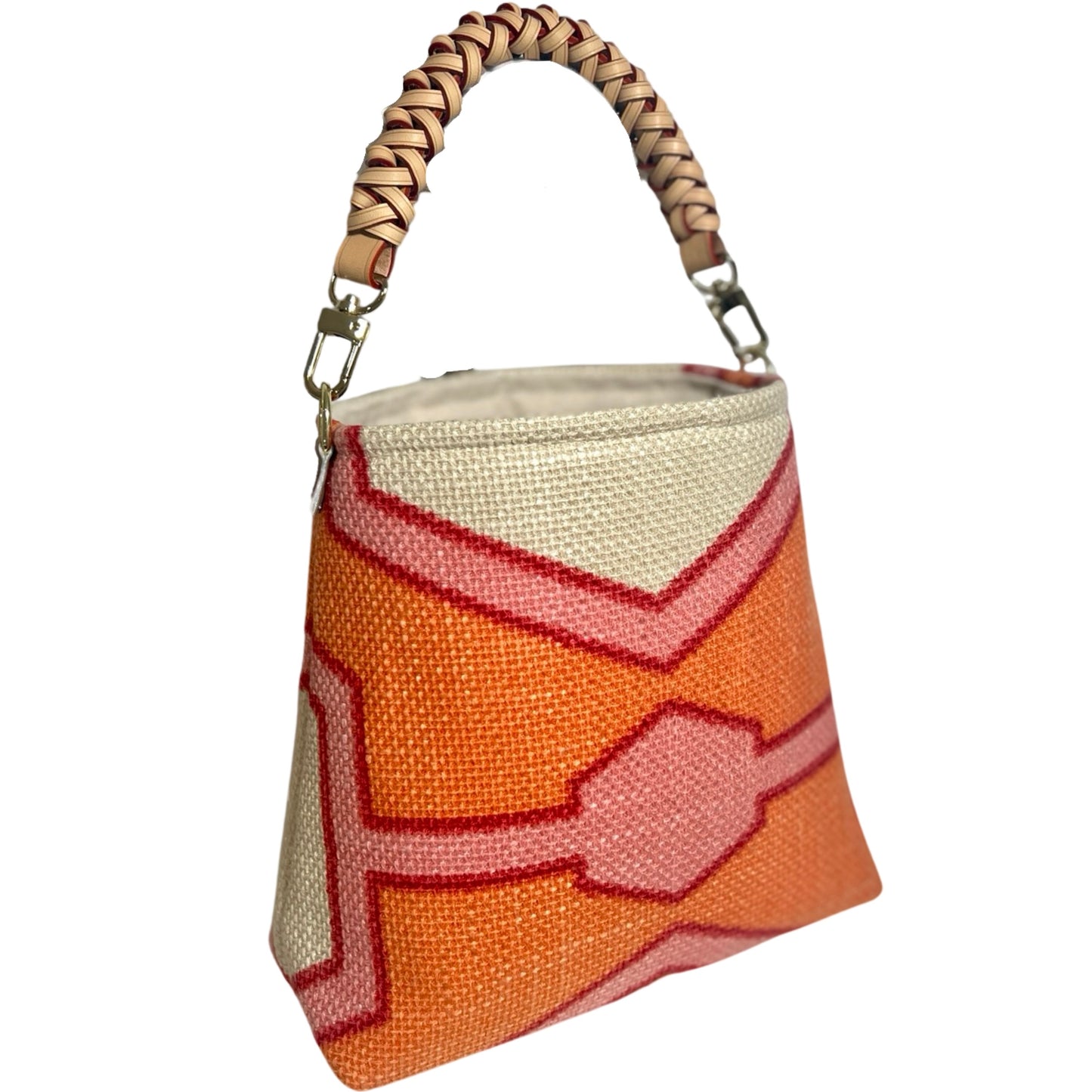 Orange Areso Bucket Bag