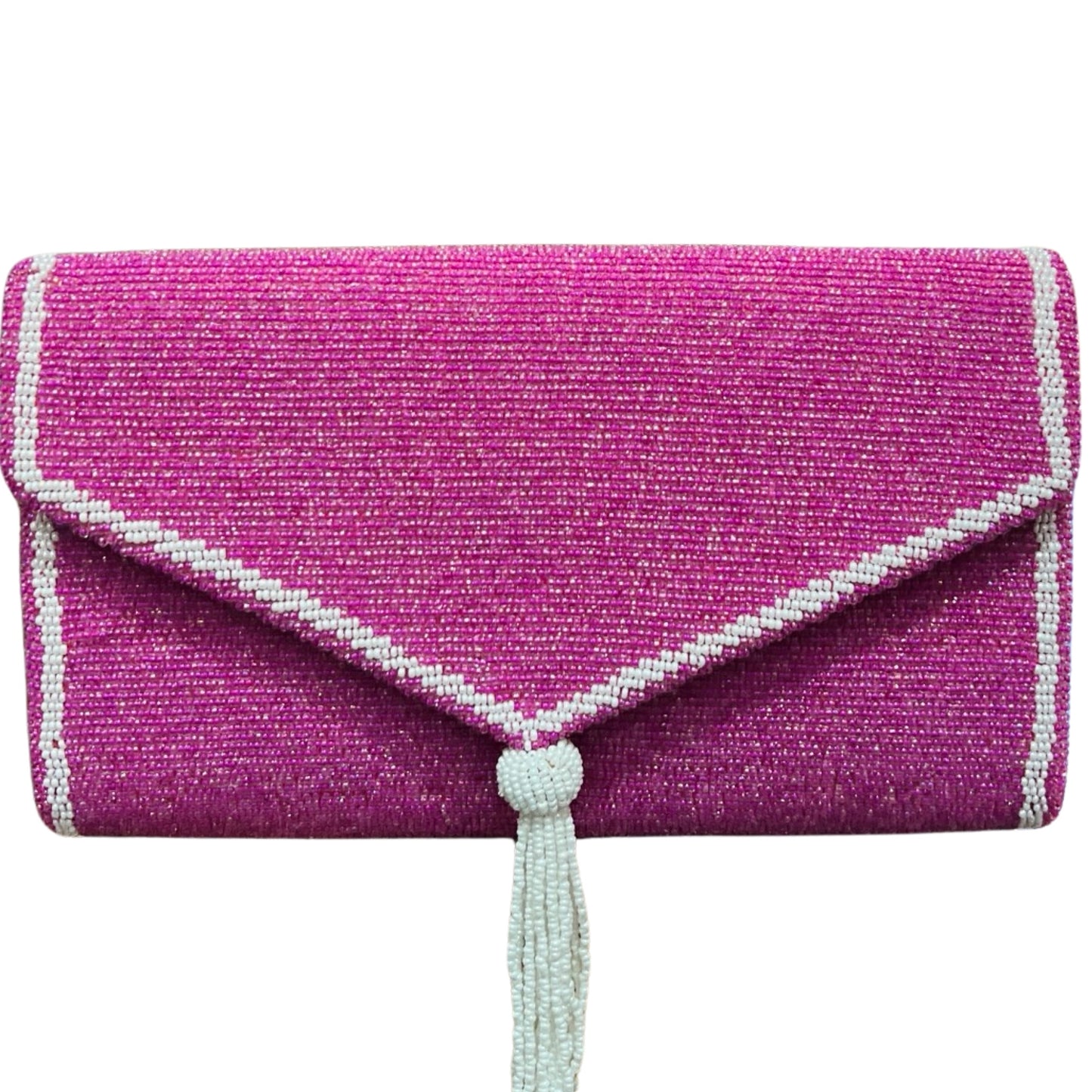 Magenta Envelope Clutch