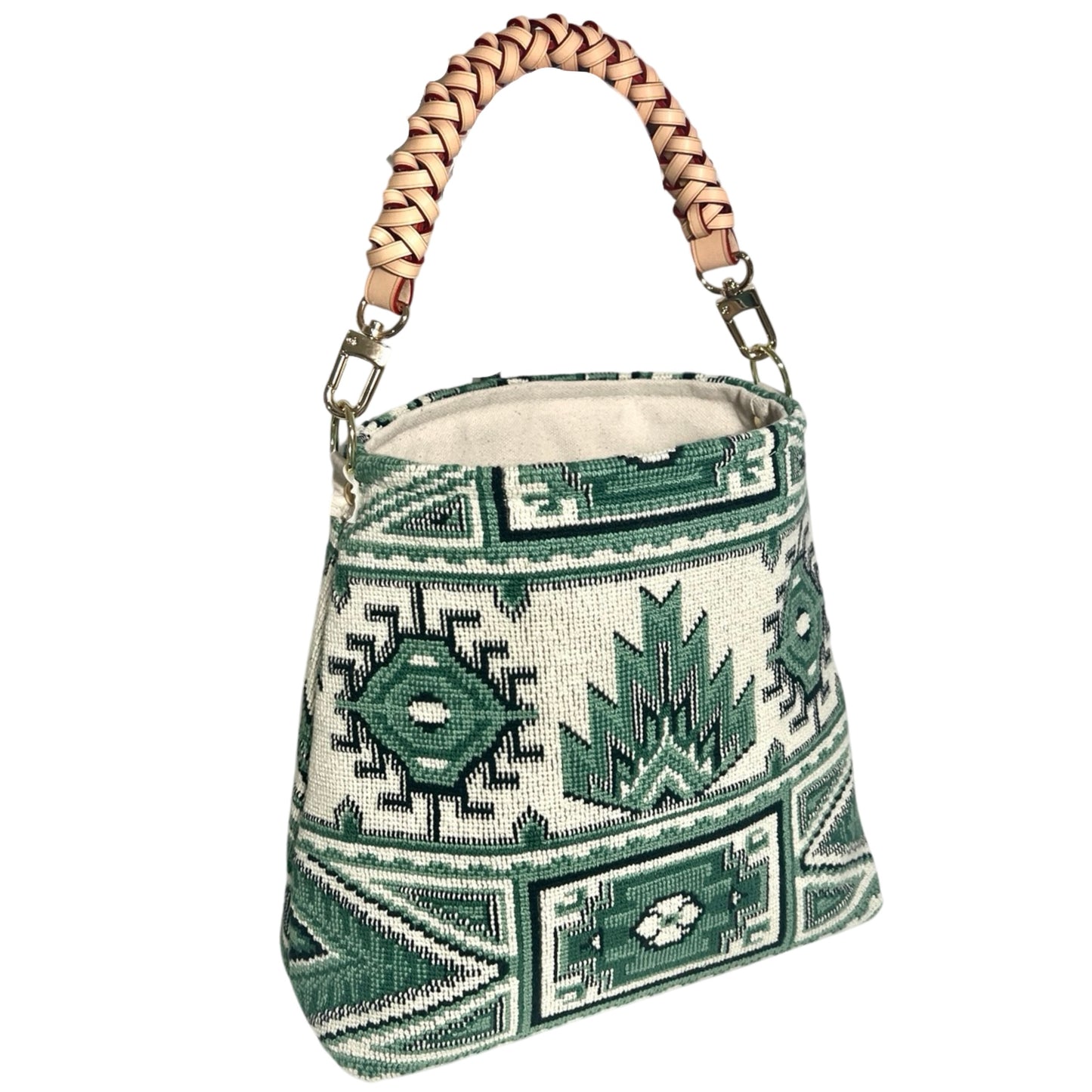 Mint Crowely Bucket Bag