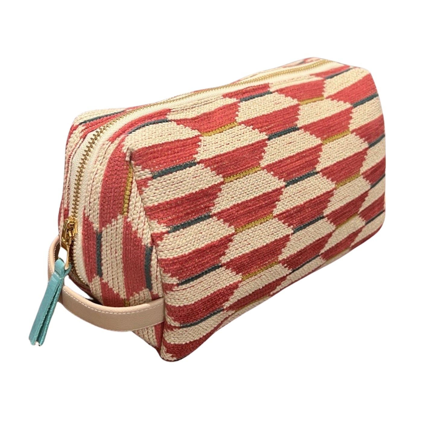 Optica Toiletry Bag in Brick Red
