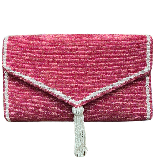 Pink Envelope Clutch