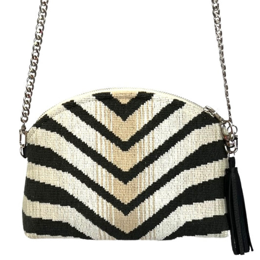 Zebra Needlepoint Purse