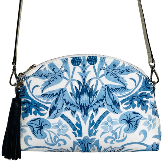 Blue Floral Purse