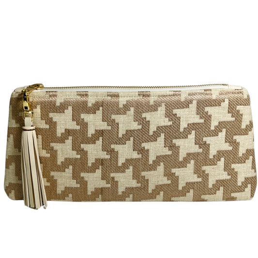 Taupe Geometric Clutch