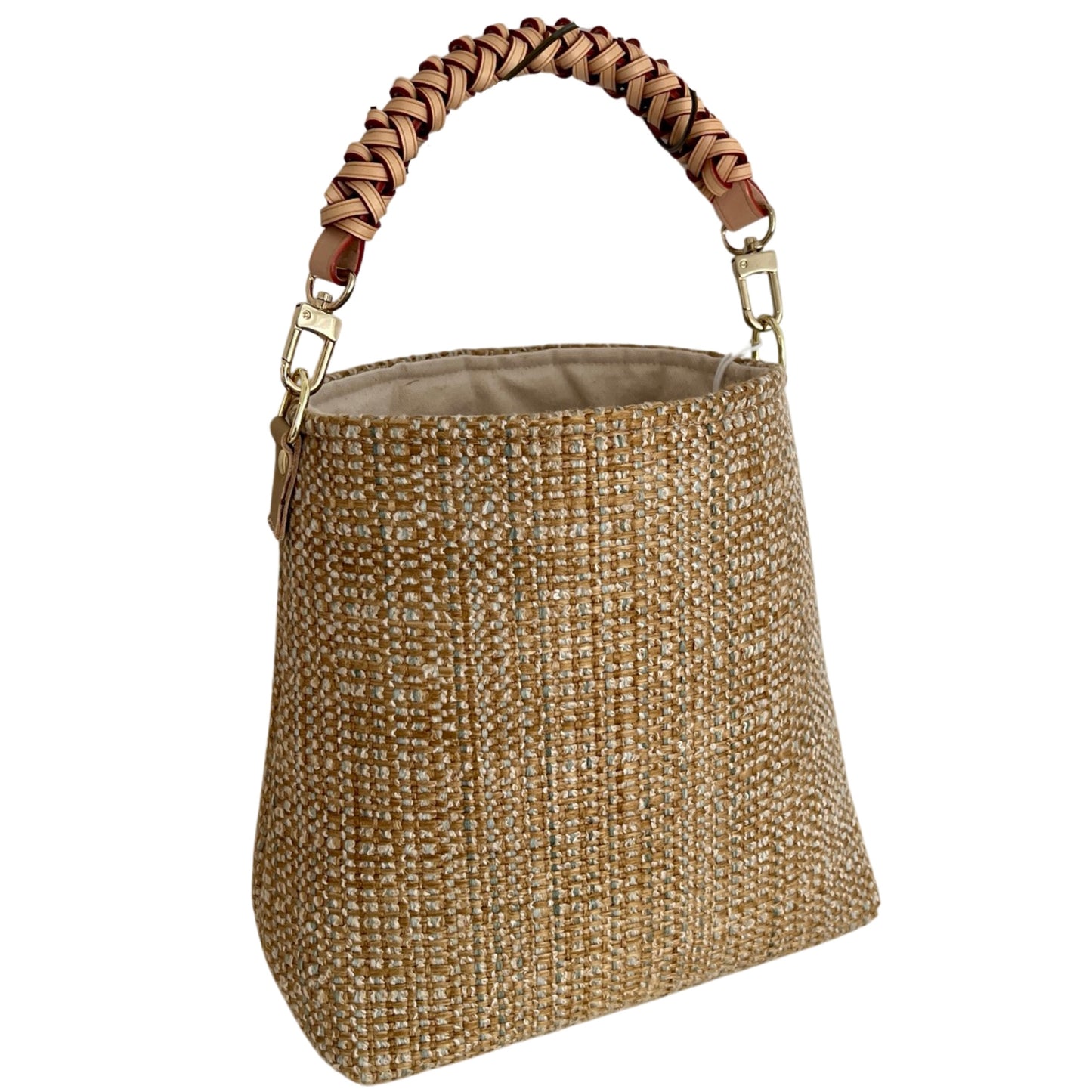 Tweed Bucket Bag