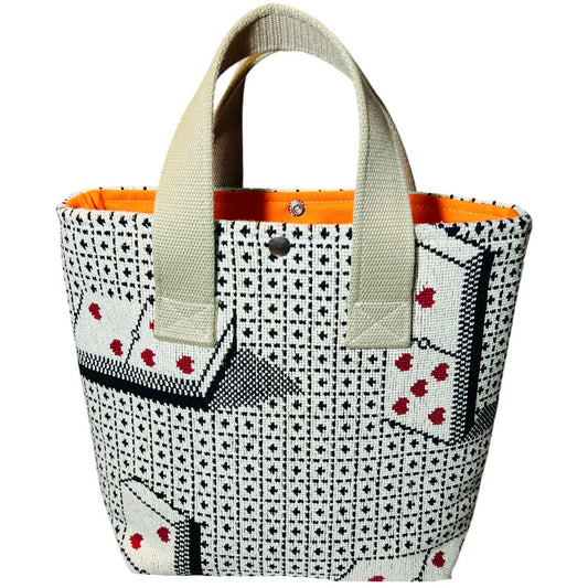 Domino Needlepoint Wine Tote (Double Bottle)