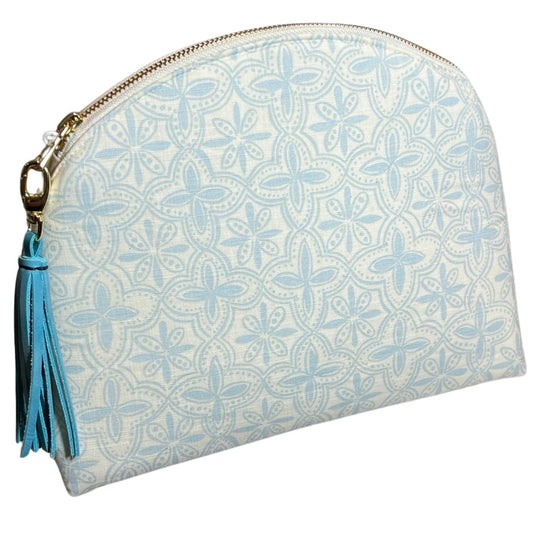 Baby Blue Geometric Performance Pouch