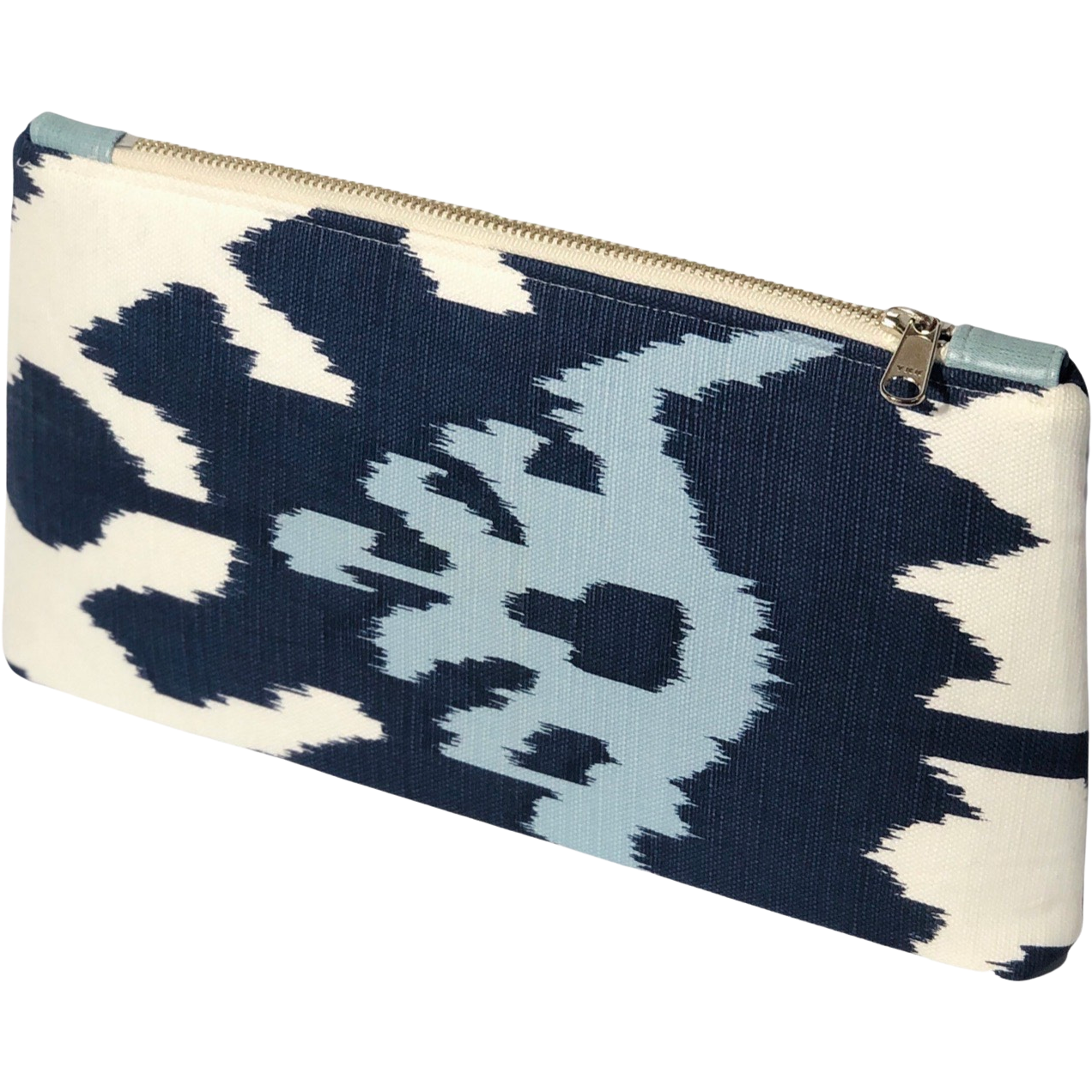 Navy Ikat Clutch