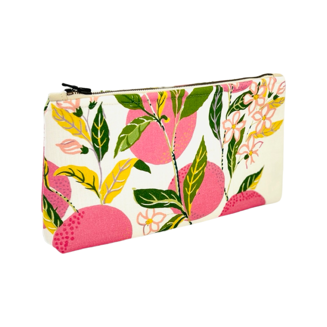 Pink Citrus Garden XL Clutch