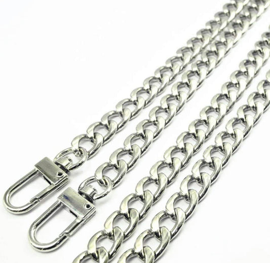 Silver Metal Chain Strap