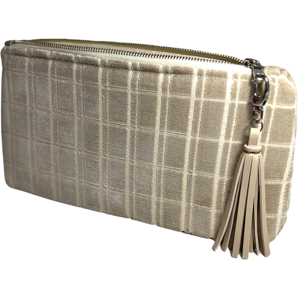 Champagne Velvet XL Clutch