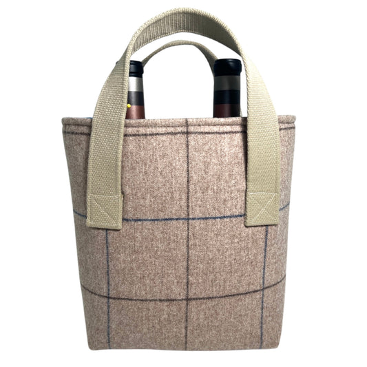 Ravello Wool Wine Tote (Double Bottle)