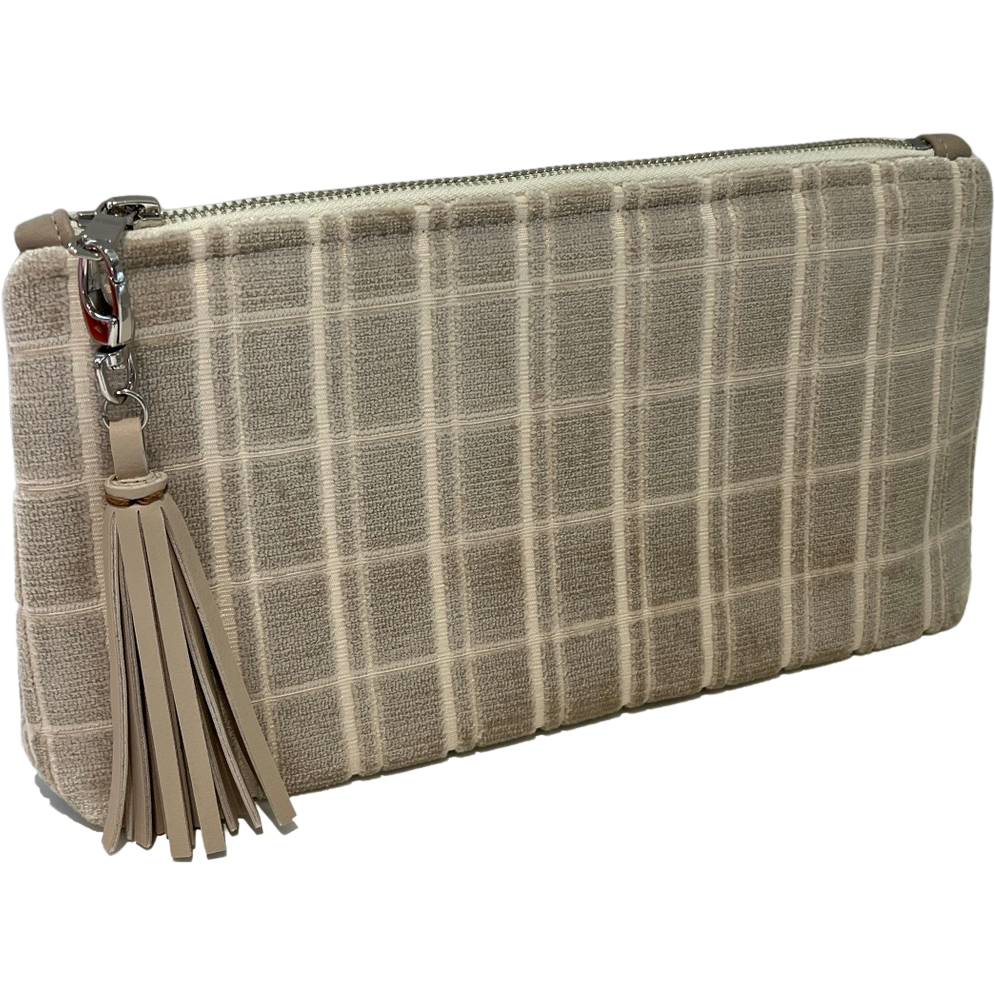 Champagne Velvet XL Clutch