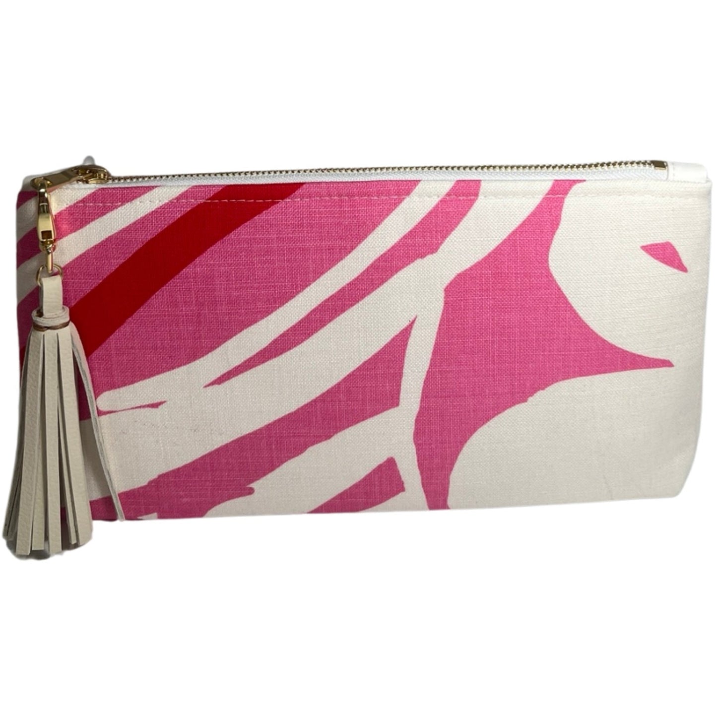 Pink Abstract Clutch