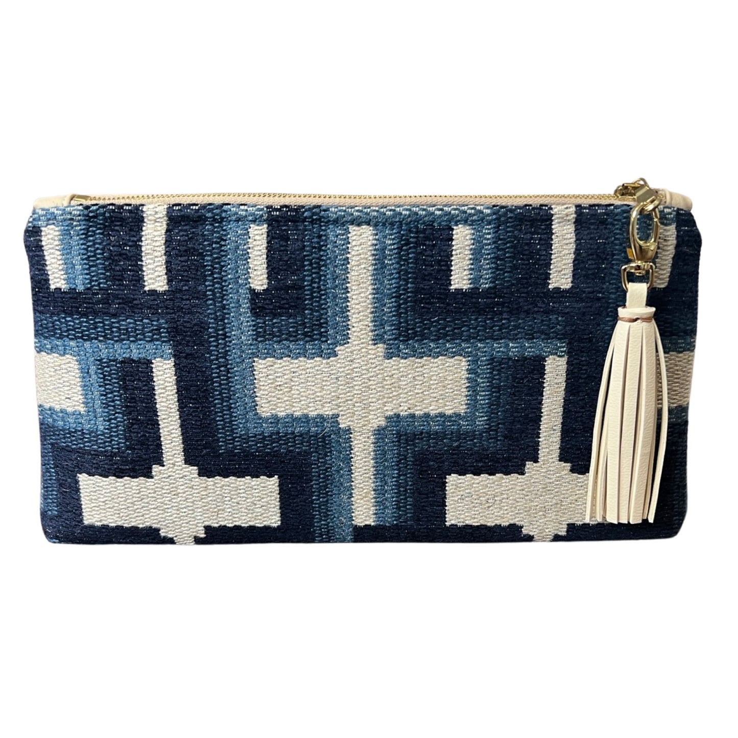 Navy Langham Art Deco Clutch