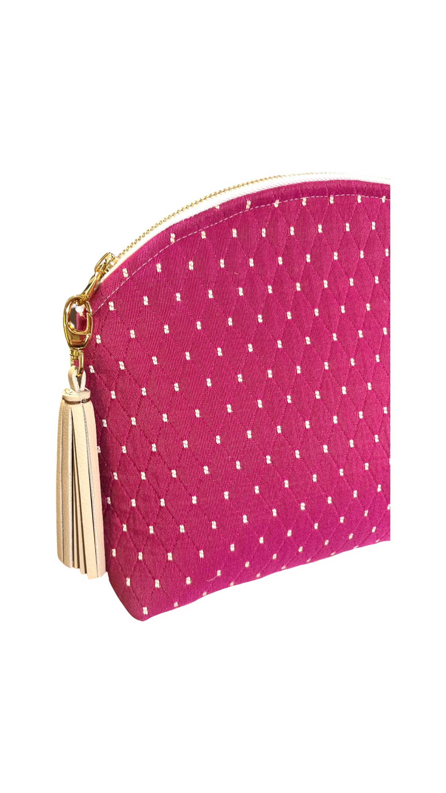Pink Jacquard Performance Pouch