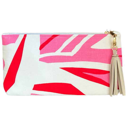 Pink Abstract Clutch