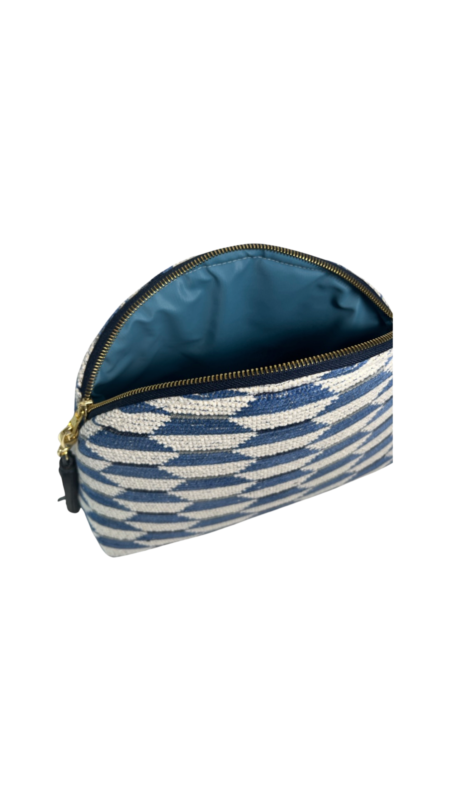 Blue Geometric Performance Pouch