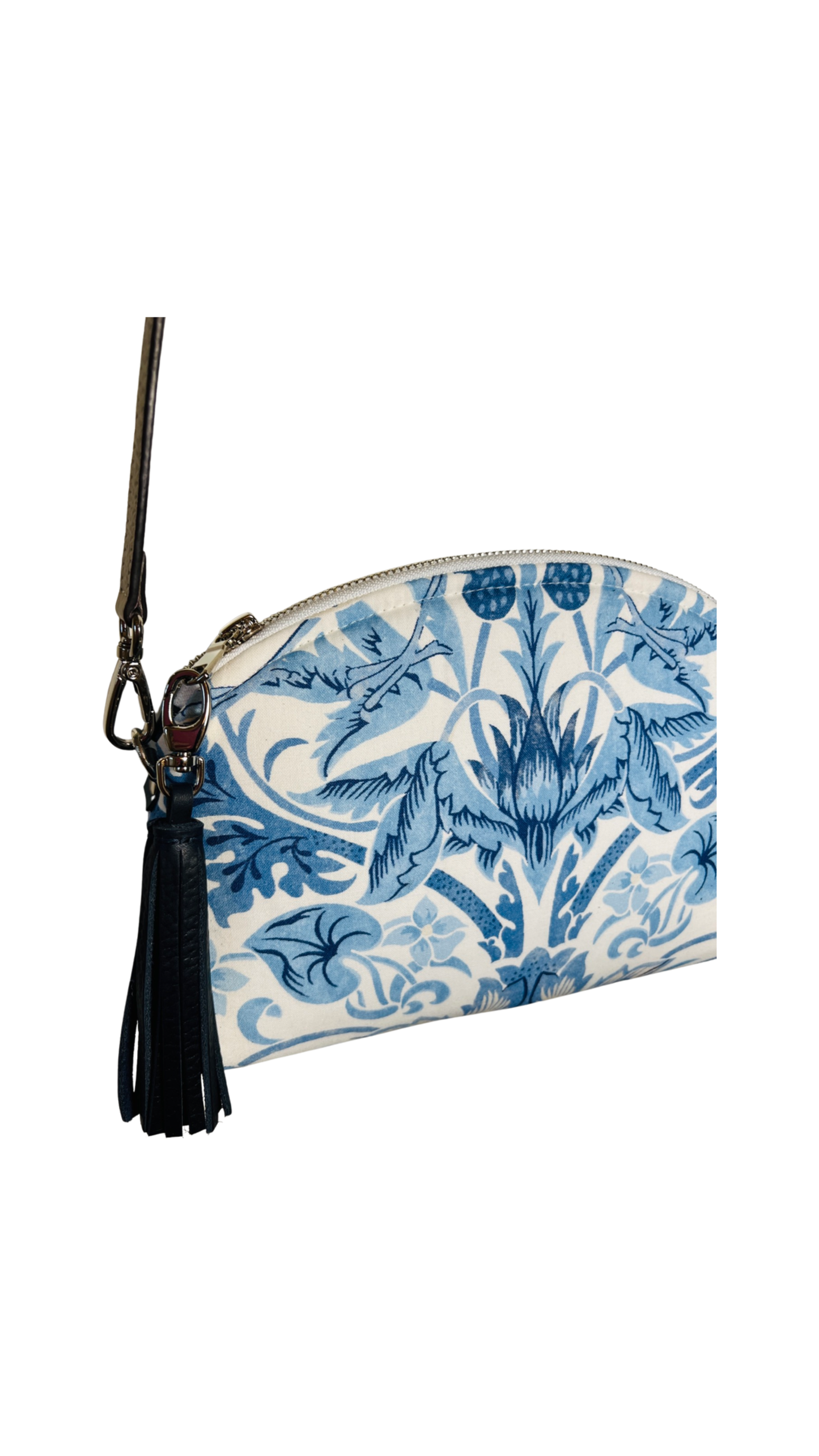 Blue Floral Purse