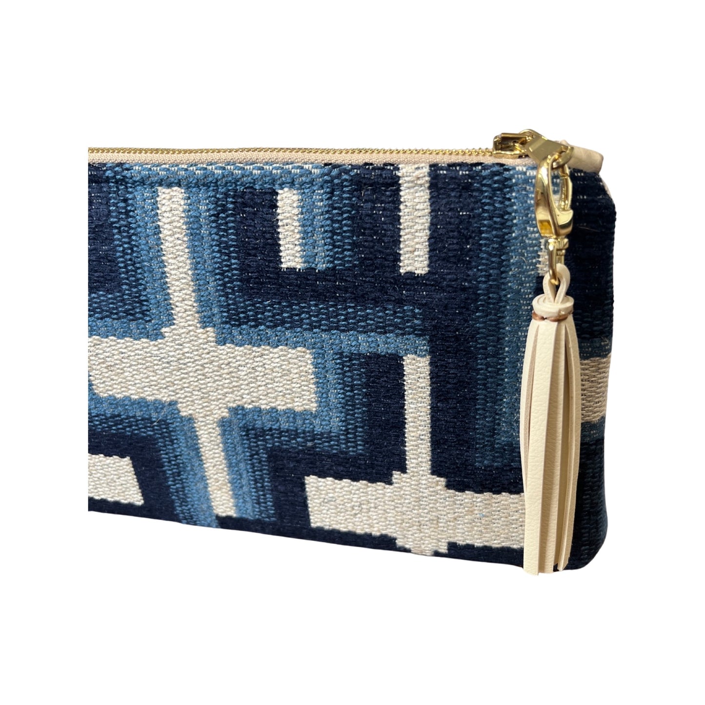 Navy Langham Art Deco Clutch